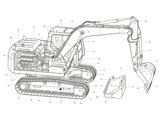 Excavator Parts