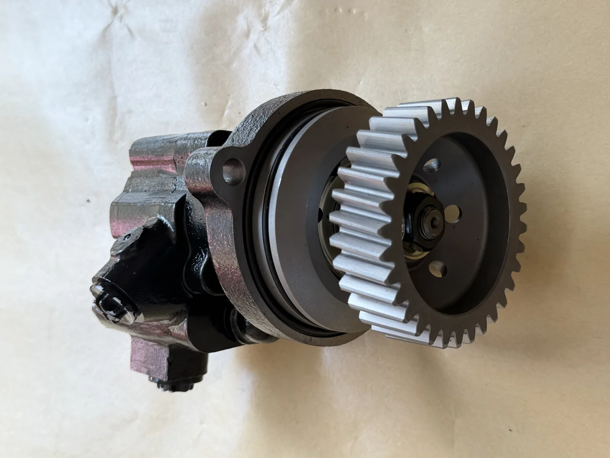 Doosan DL08 engine power steering pump/Daewoo bus truck excavator parts 400917-00005