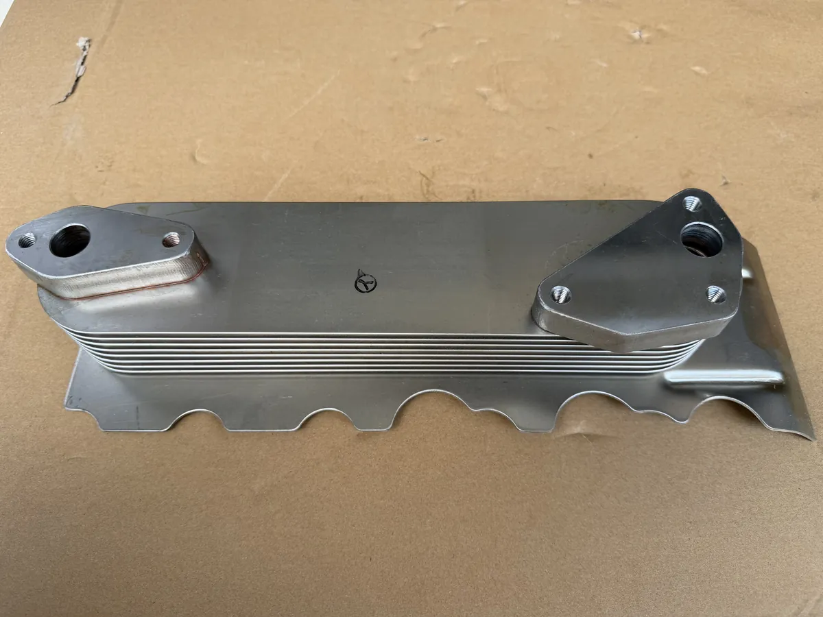 Doosan DL08 engine oil cooler element/Daewoo bus truck parts 65.05606-5030