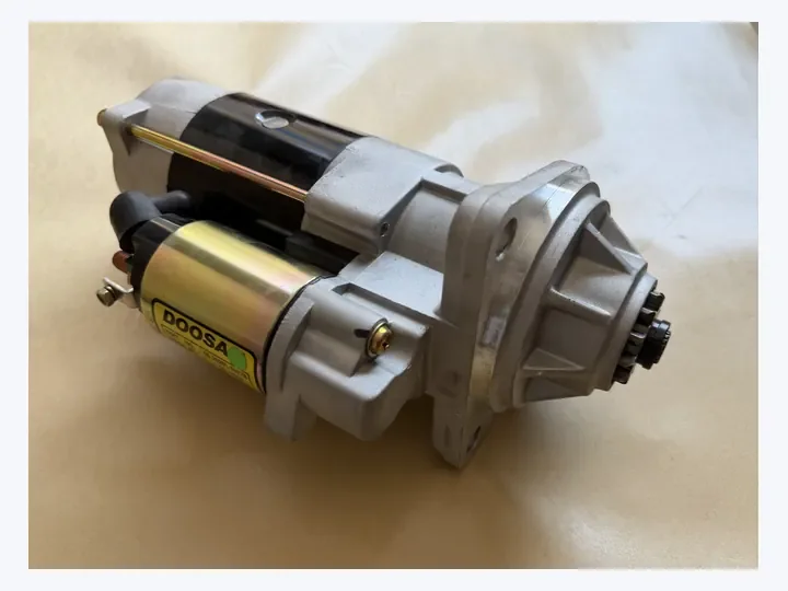 Doosan BM090/DL08 engine starter assy/Daewoo bus truck excavator parts 65.26201-7077